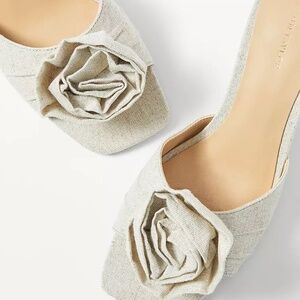 Ann Taylor Floral Statement Heals or Sandals Size 7.5